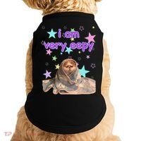 I Am Very Eepy Funny Cat Blanket Doggie Tank thumb 0