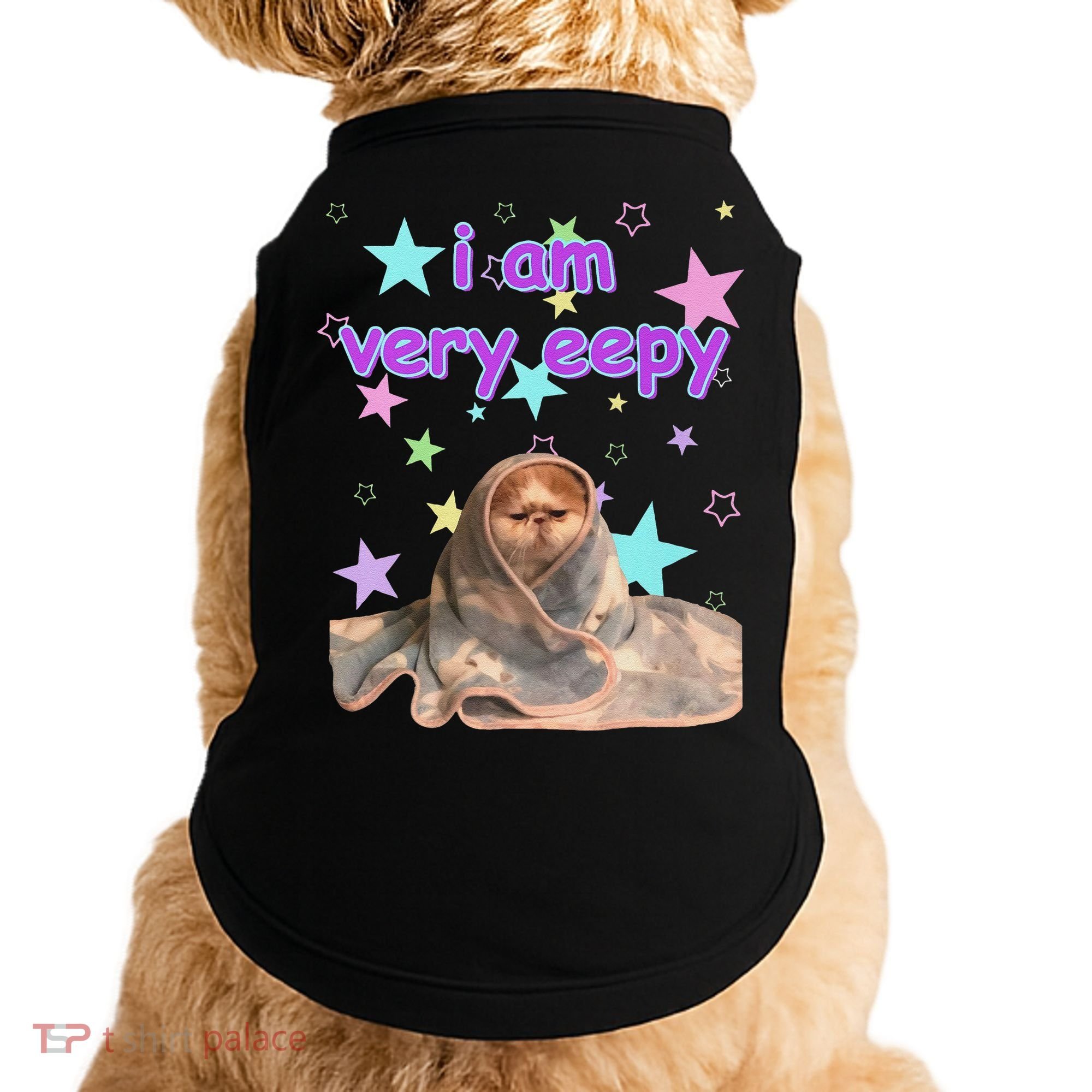 I Am Very Eepy Funny Cat Blanket Doggie Tank