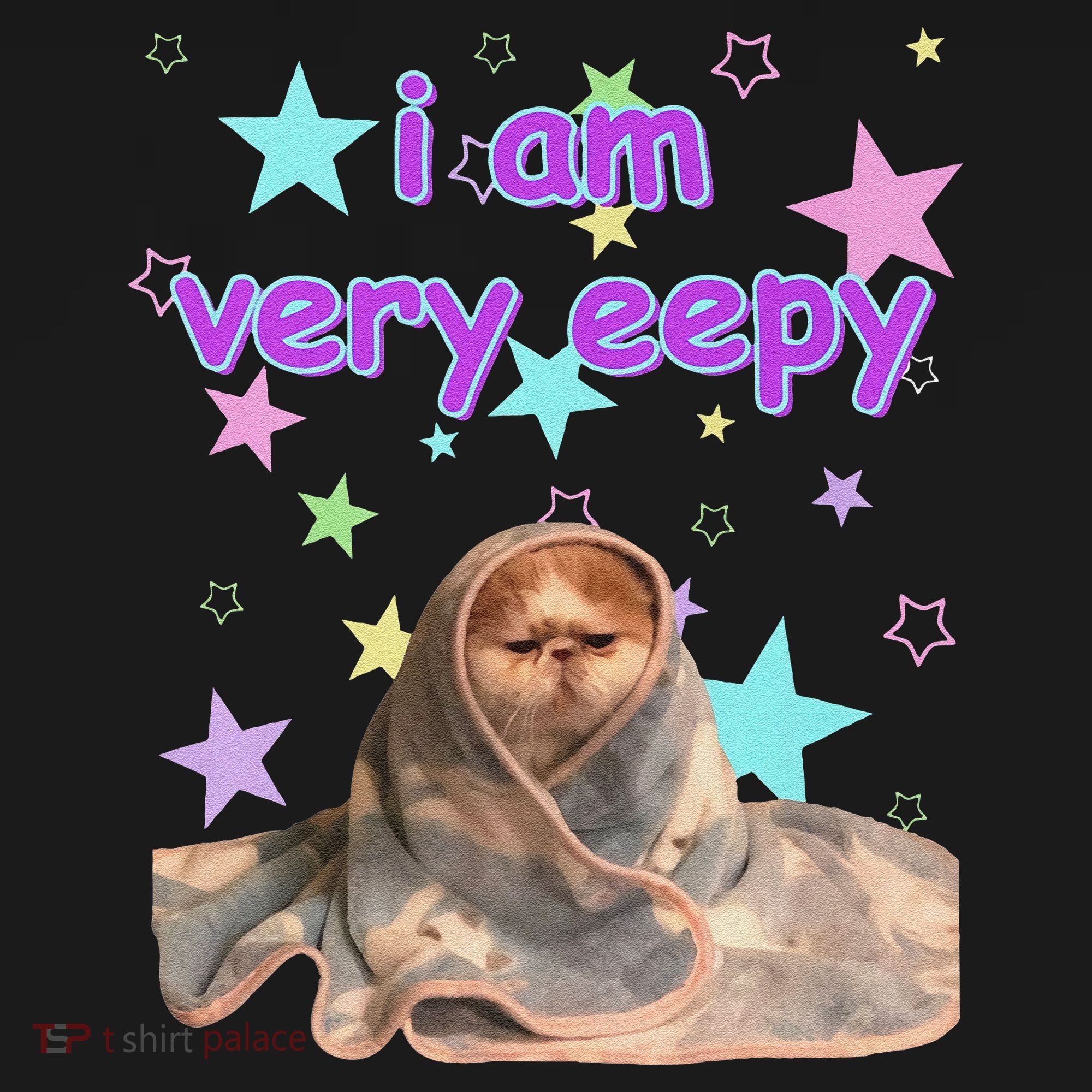 I Am Very Eepy Funny Cat Blanket Doggie Tank