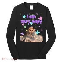 I Am Very Eepy Funny Cat Blanket Long Sleeve Shirt thumb 0
