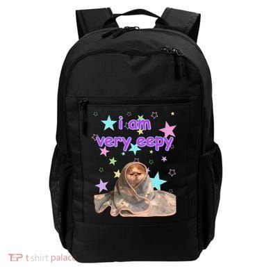 I Am Very Eepy Funny Cat Blanket Backpack