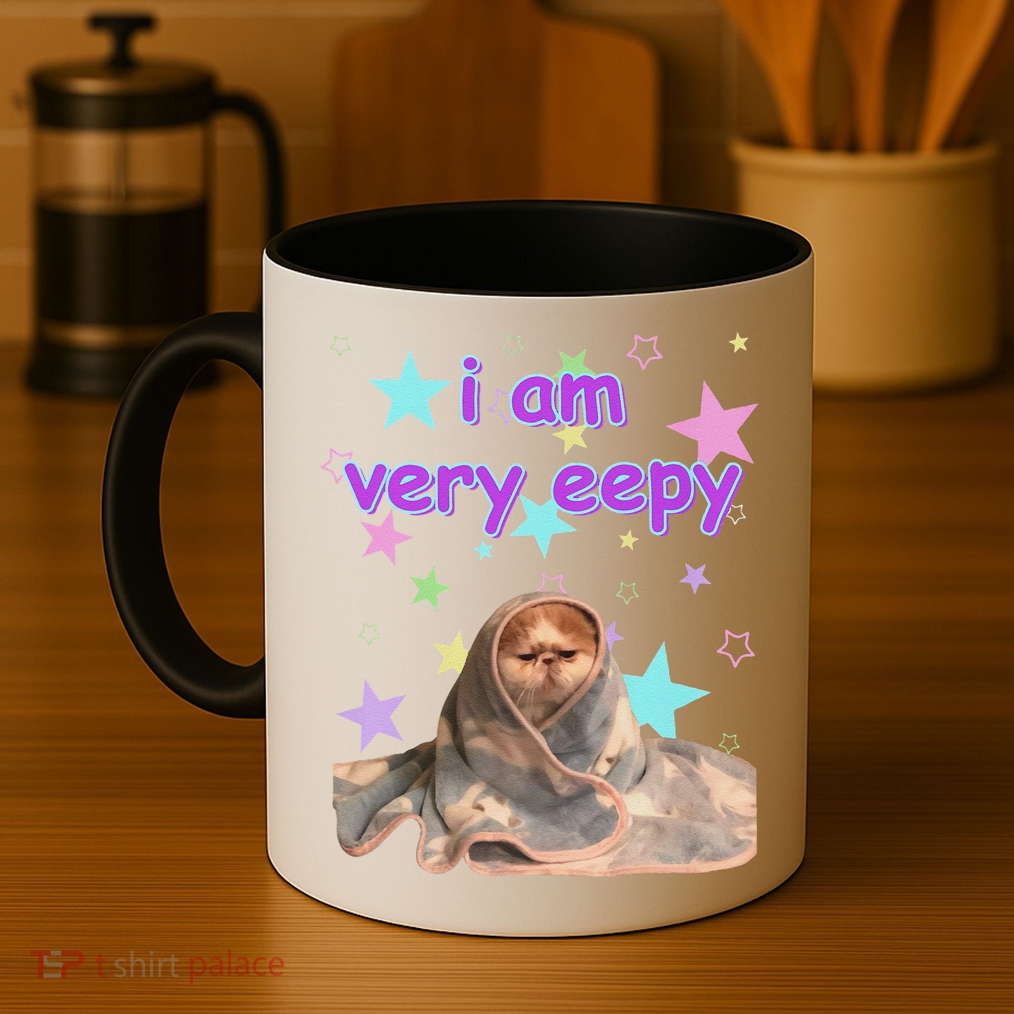 I Am Very Eepy Funny Cat Blanket Coffee Mug