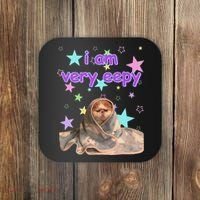 I Am Very Eepy Funny Cat Blanket Coaster thumb 0