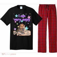 I Am Very Eepy Funny Cat Blanket Pajama Set thumb 0