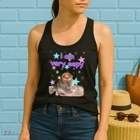 I Am Very Eepy Funny Cat Blanket Women's Tank Top thumb 2