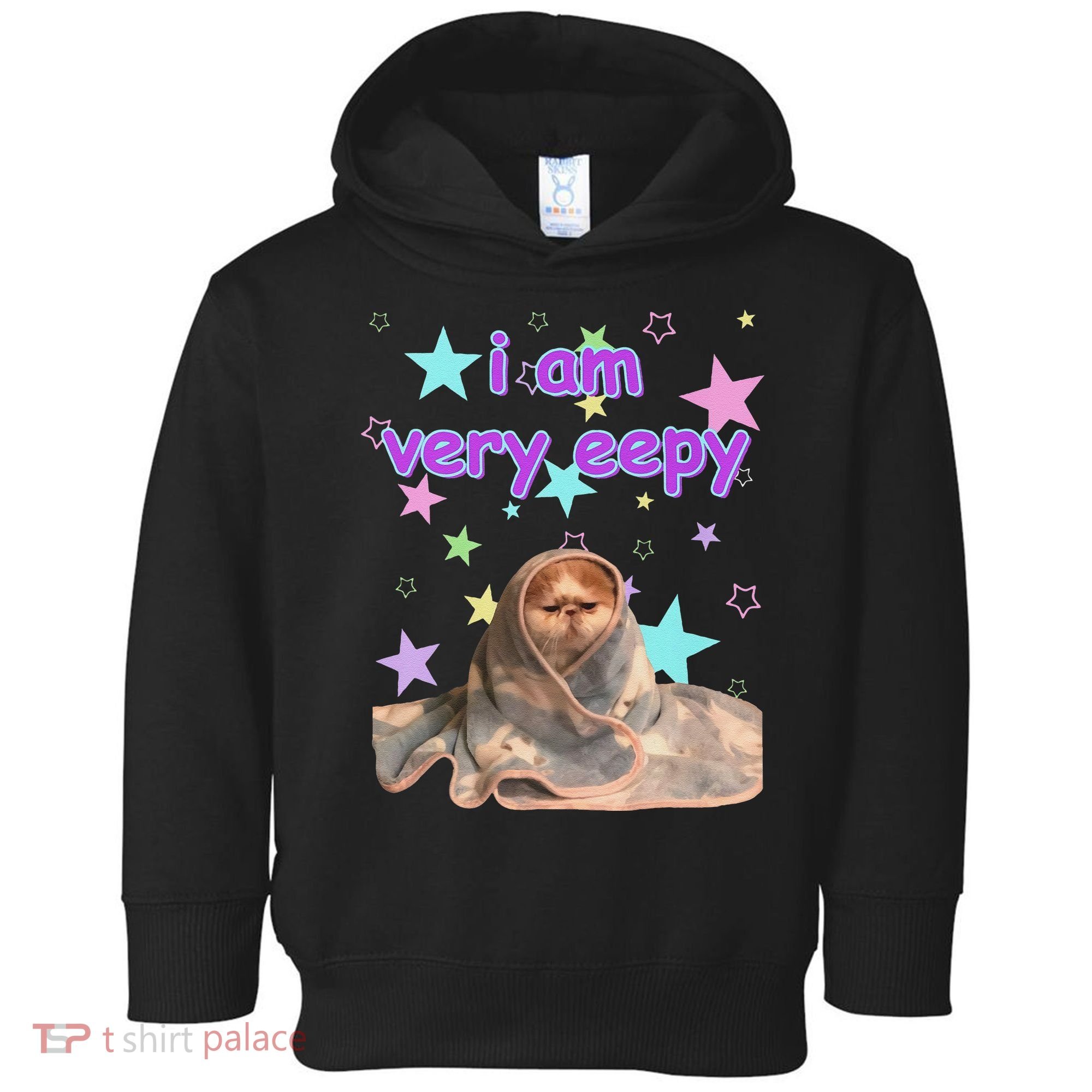 I Am Very Eepy Funny Cat Blanket Toddler Hoodie