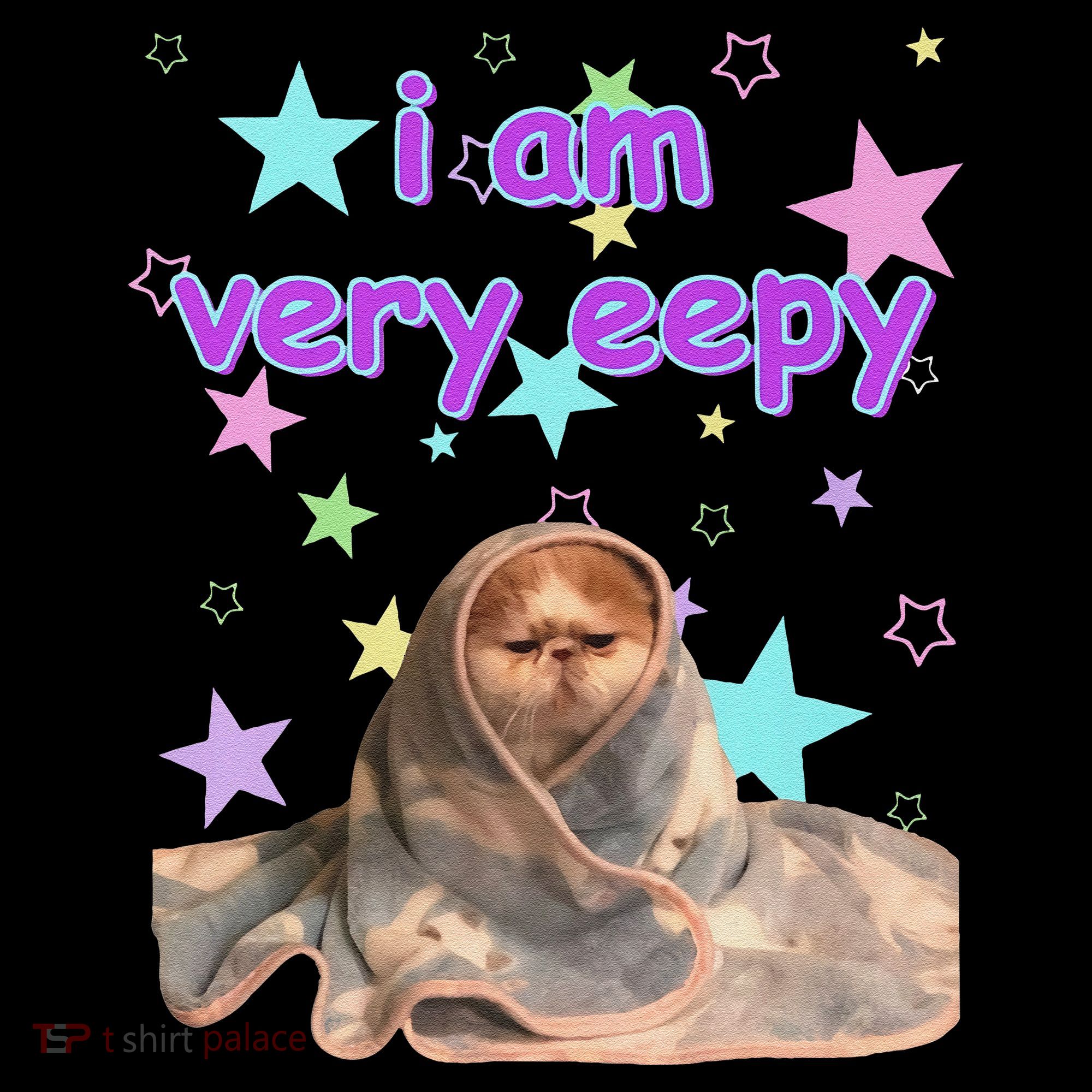 I Am Very Eepy Funny Cat Blanket Toddler Hoodie