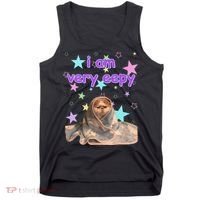 I Am Very Eepy Funny Cat Blanket Tank Top thumb 0