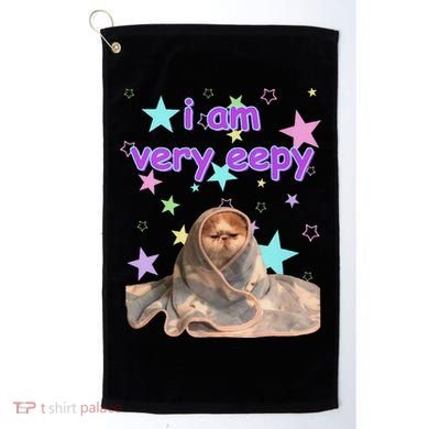 I Am Very Eepy Funny Cat Blanket Golf Towel