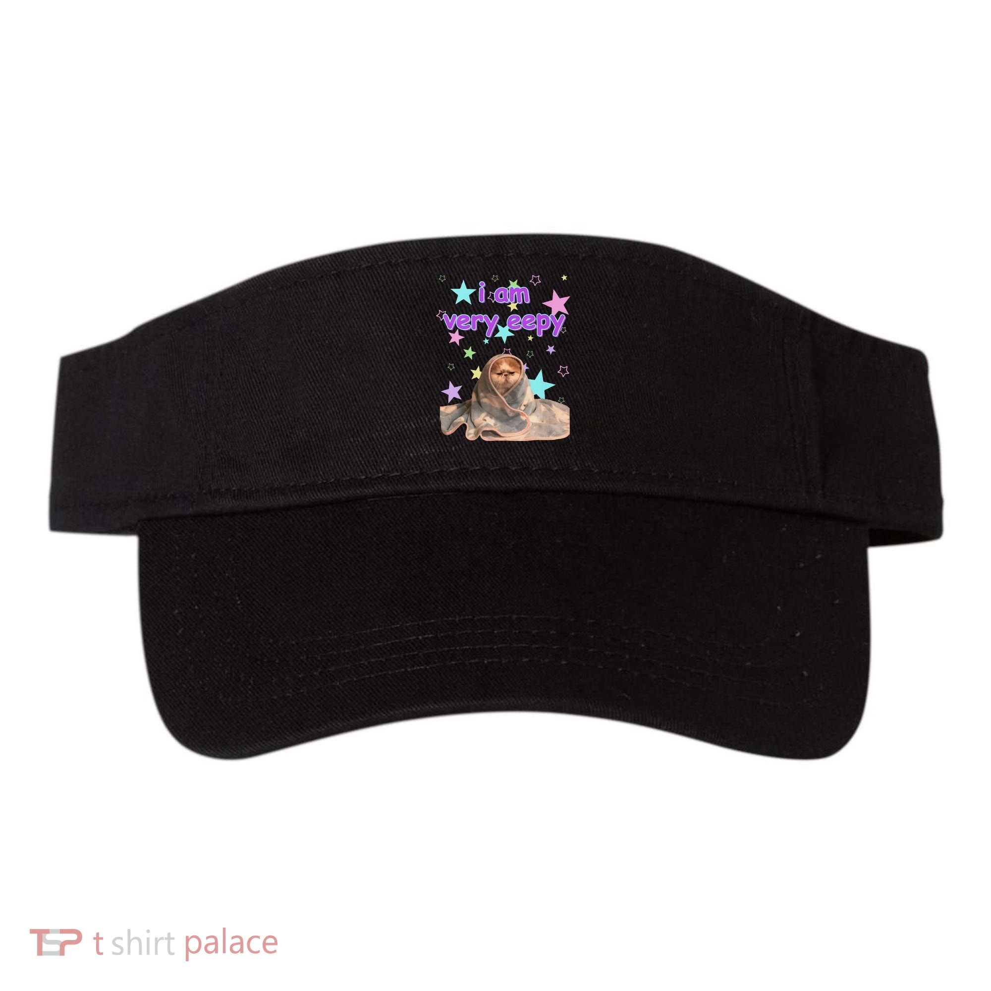I Am Very Eepy Funny Cat Blanket Visor