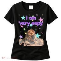 I Am Very Eepy Funny Cat Blanket Women's T-Shirt thumb 0