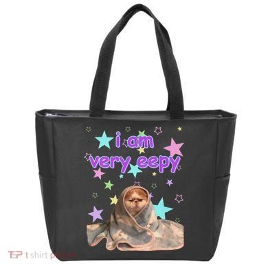 I Am Very Eepy Funny Cat Blanket Tote Bag