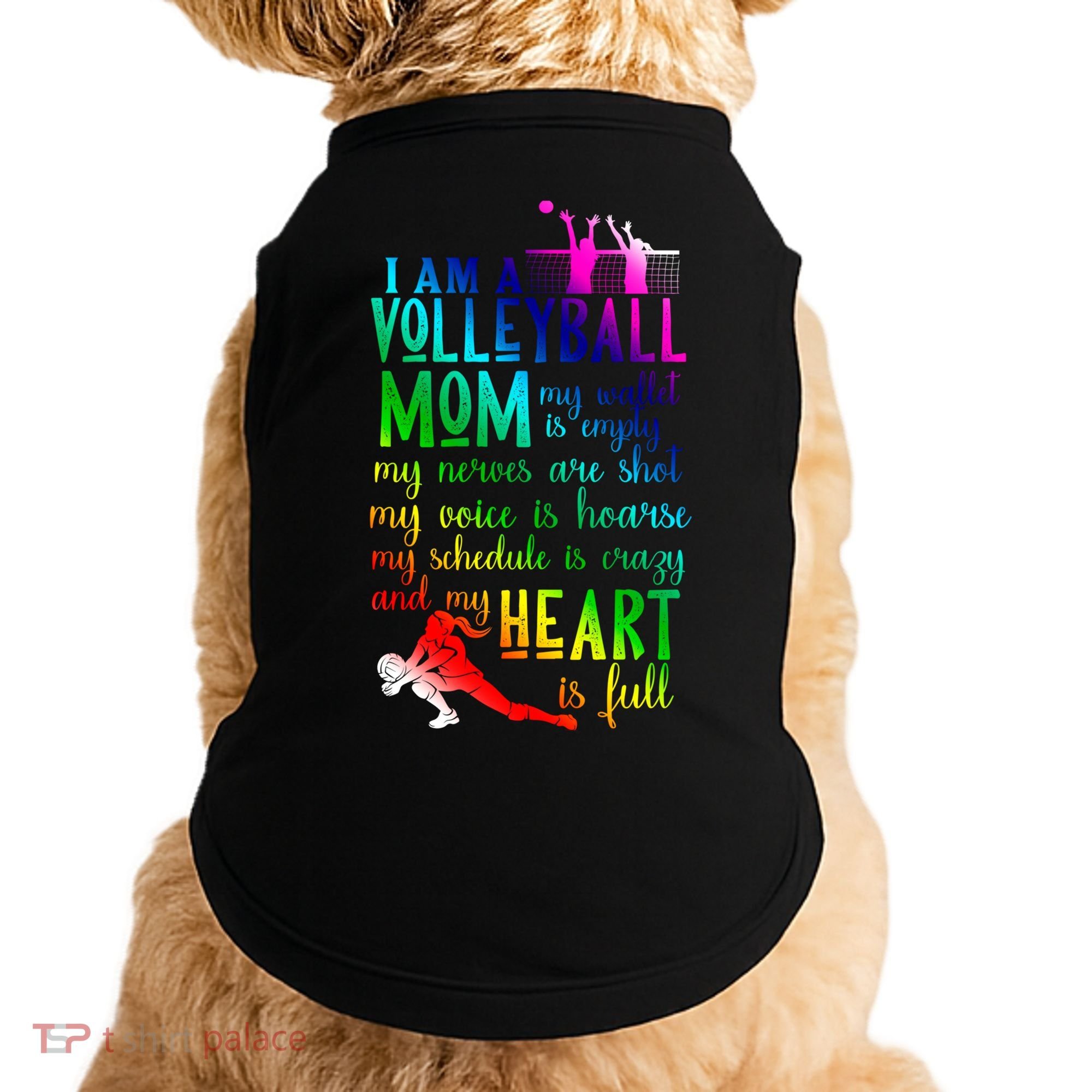 I'm A Volleyball Mom Gift Cool Volleyball Mom Gift Doggie Tank