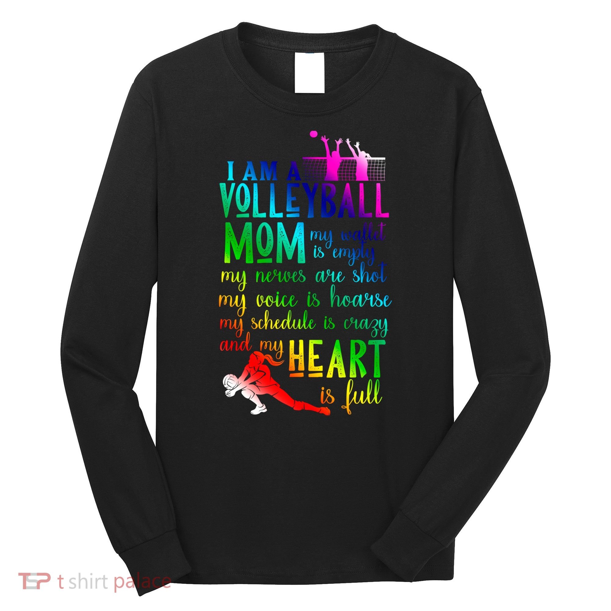 I'm A Volleyball Mom Gift Cool Volleyball Mom Gift Long Sleeve Shirt