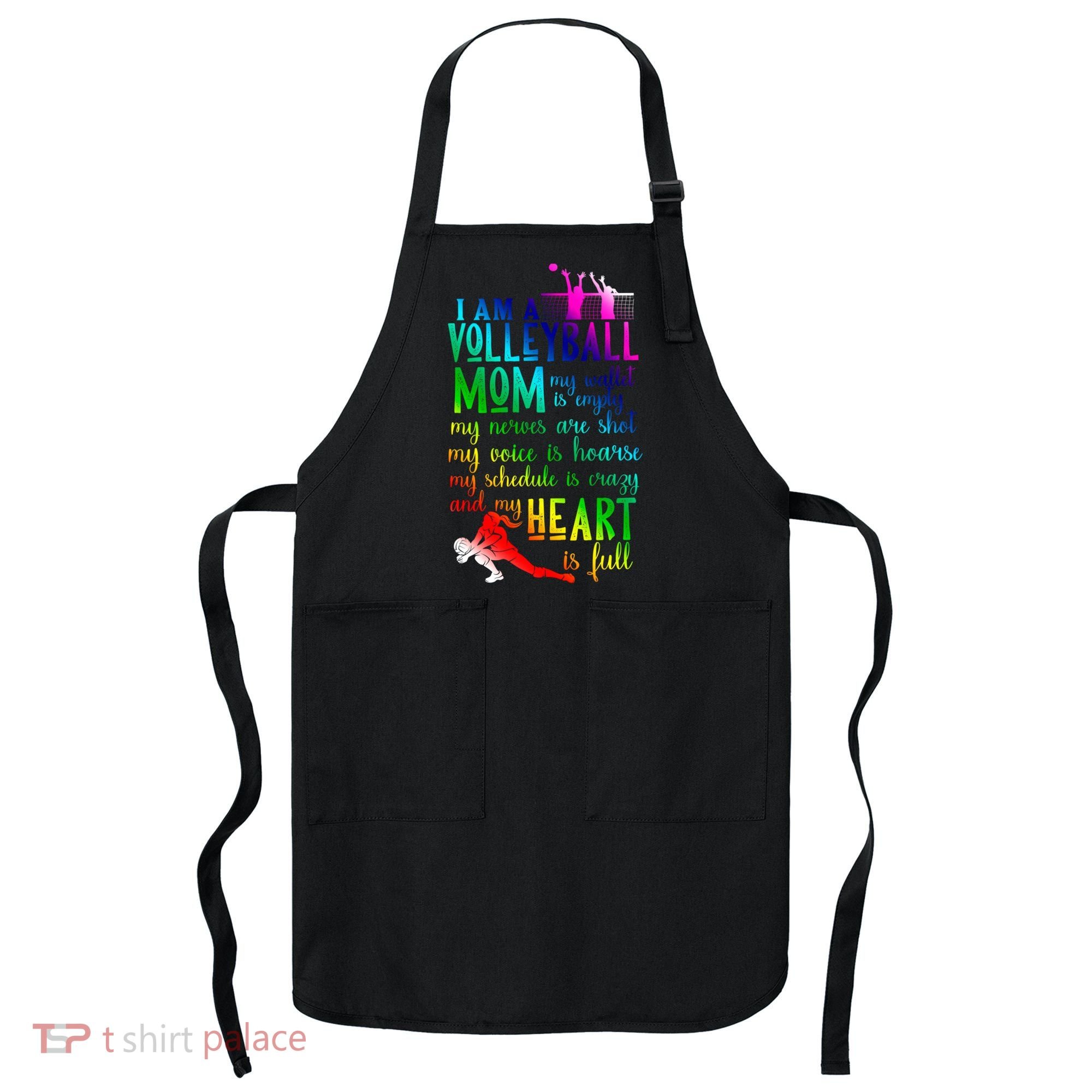 I'm A Volleyball Mom Gift Cool Volleyball Mom Gift Apron
