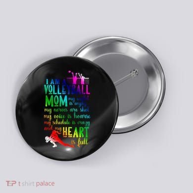 I'm A Volleyball Mom Gift Cool Volleyball Mom Gift Button
