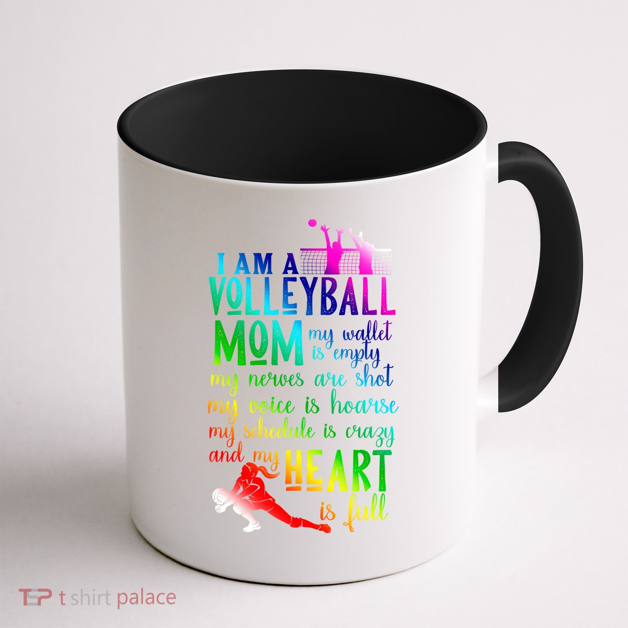 I'm A Volleyball Mom Gift Cool Volleyball Mom Gift Coffee Mug