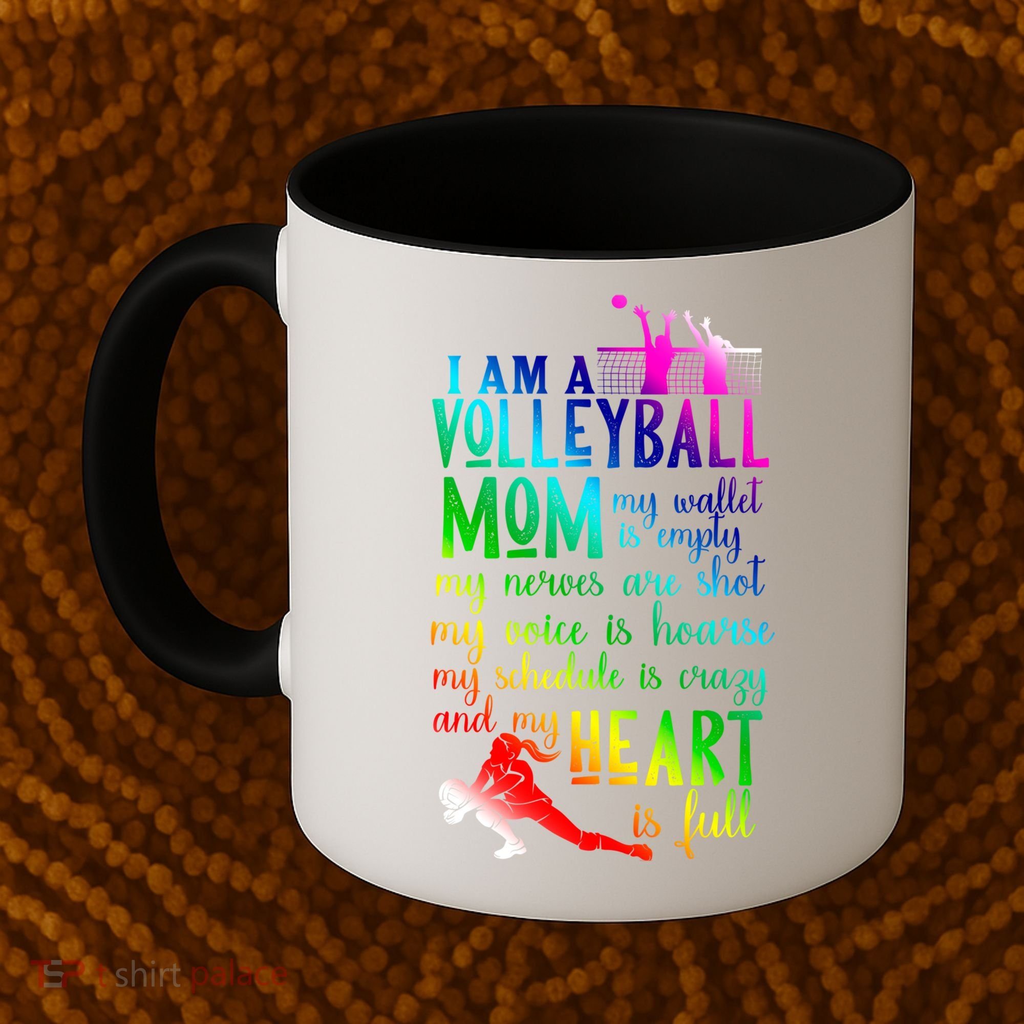I'm A Volleyball Mom Gift Cool Volleyball Mom Gift Coffee Mug