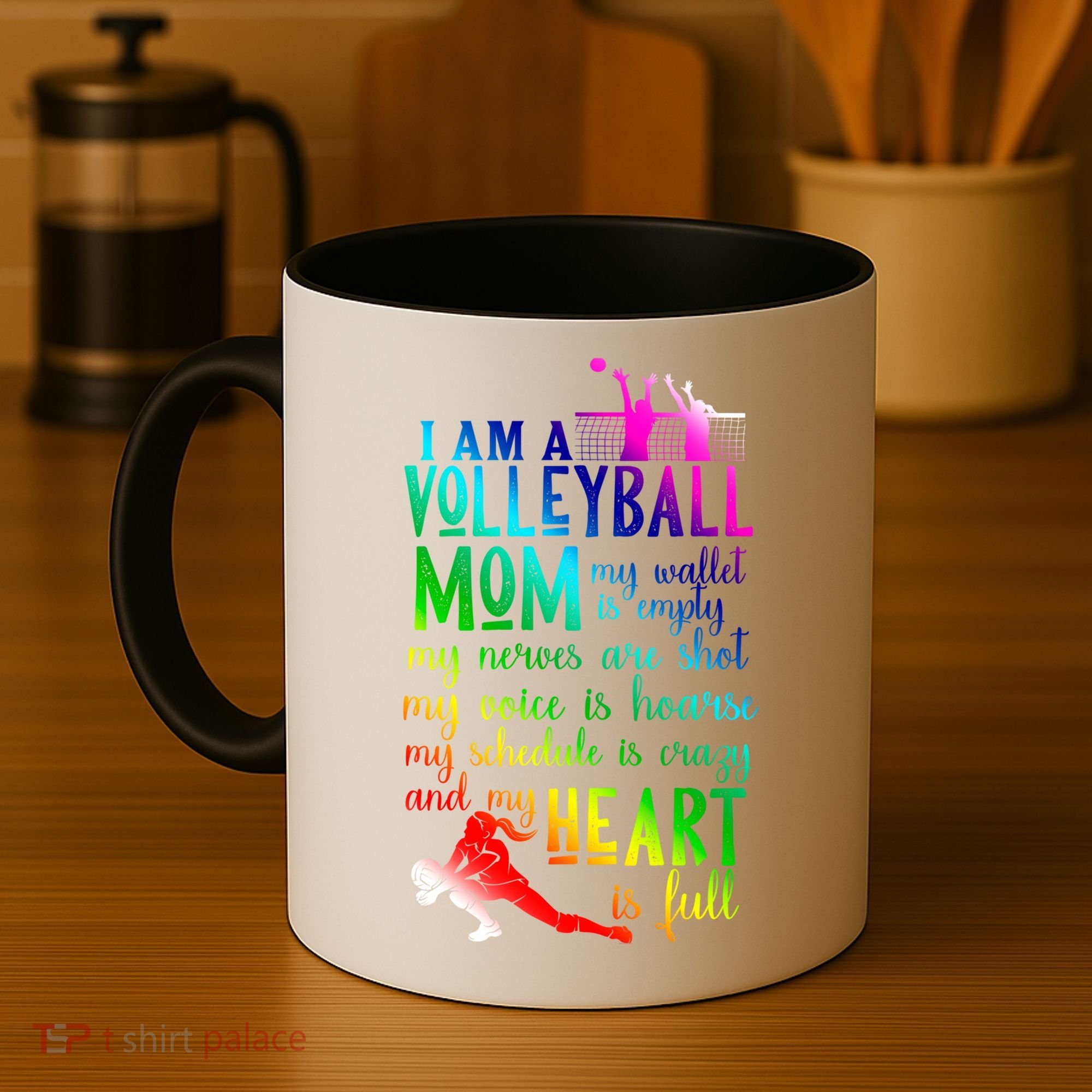 I'm A Volleyball Mom Gift Cool Volleyball Mom Gift Coffee Mug