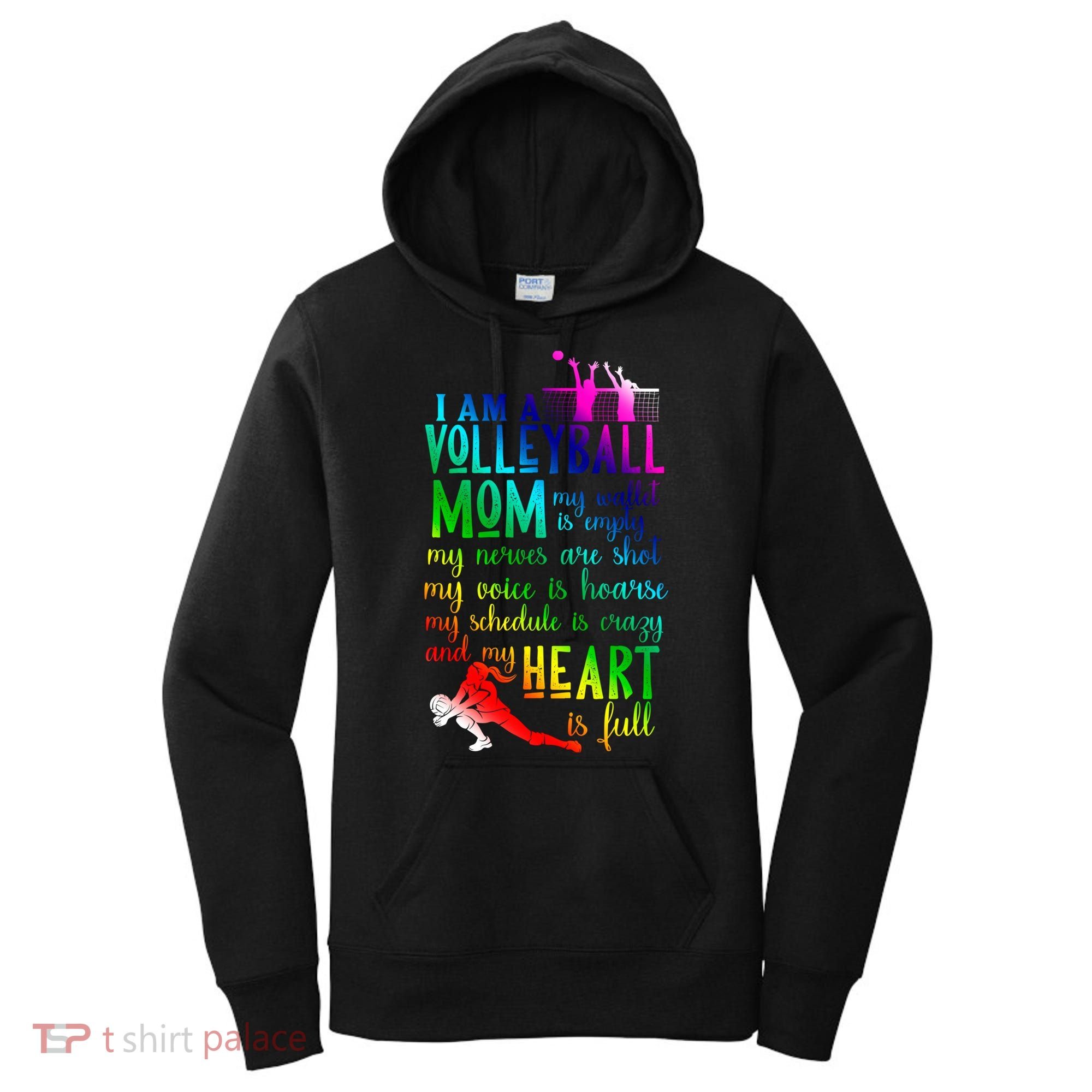 I'm A Volleyball Mom Gift Cool Volleyball Mom Gift Women's Hoodie