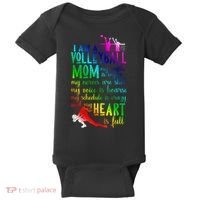 I'm A Volleyball Mom Gift Cool Volleyball Mom Gift Baby Bodysuit thumb 0