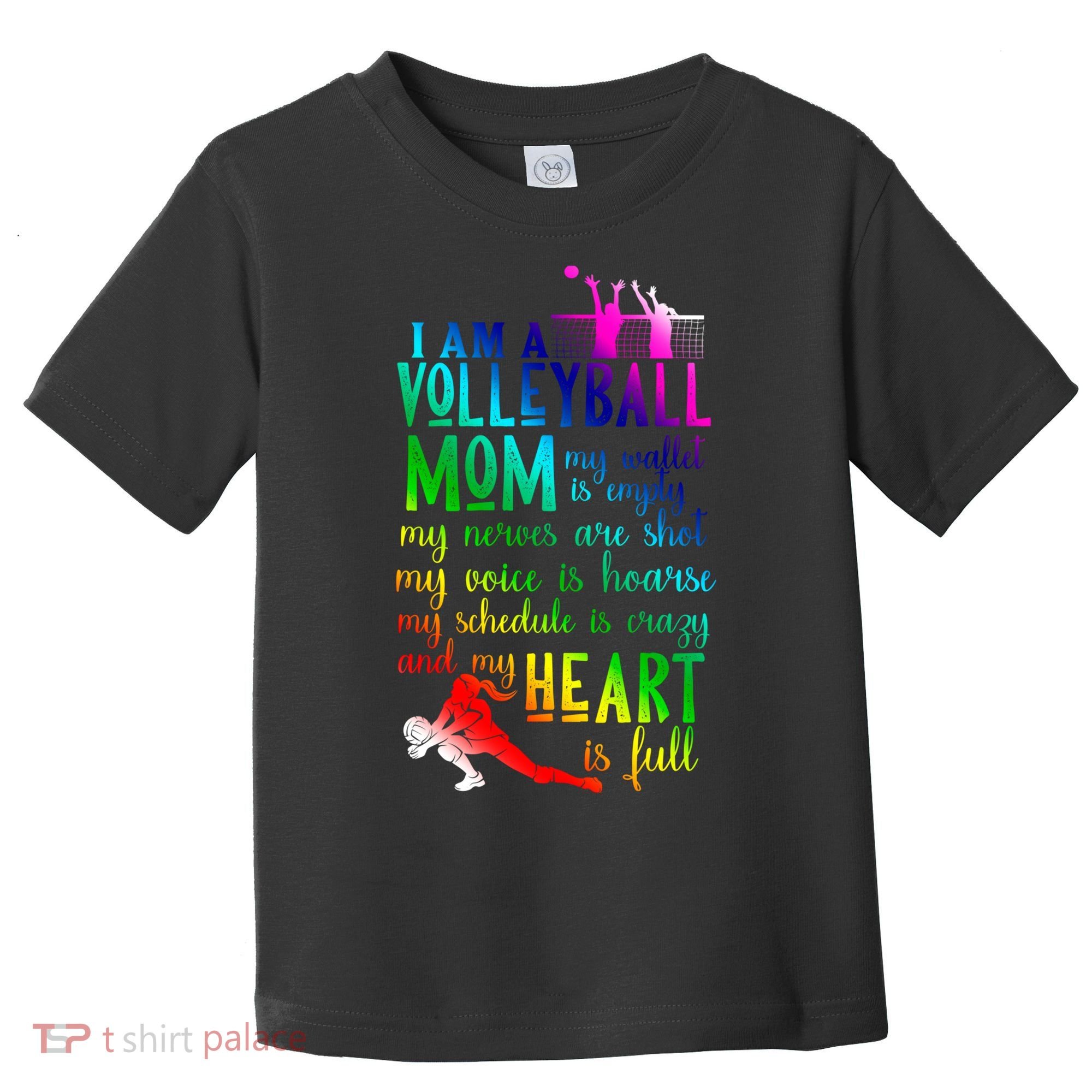 I'm A Volleyball Mom Gift Cool Volleyball Mom Gift Toddler T-Shirt