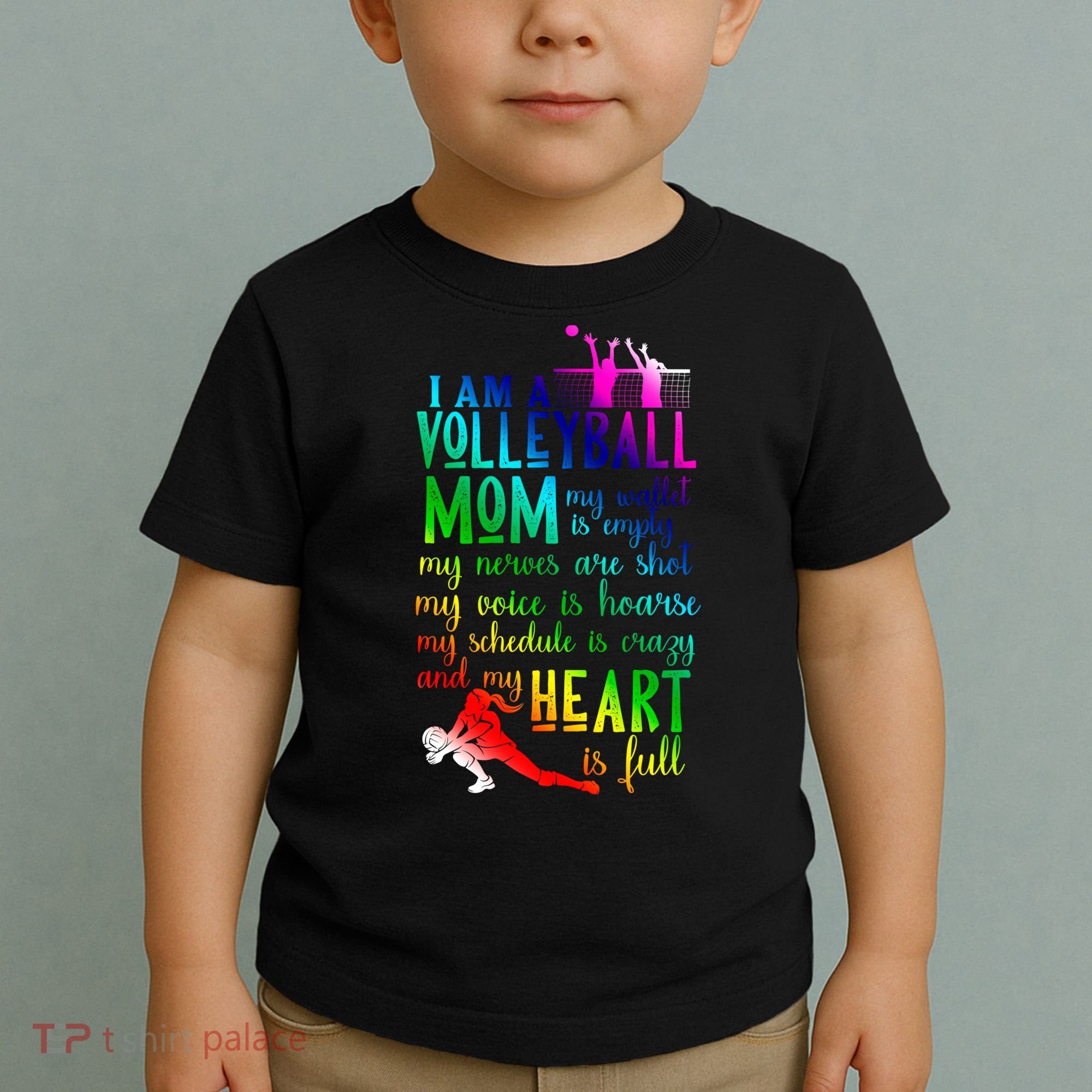 I'm A Volleyball Mom Gift Cool Volleyball Mom Gift Toddler T-Shirt