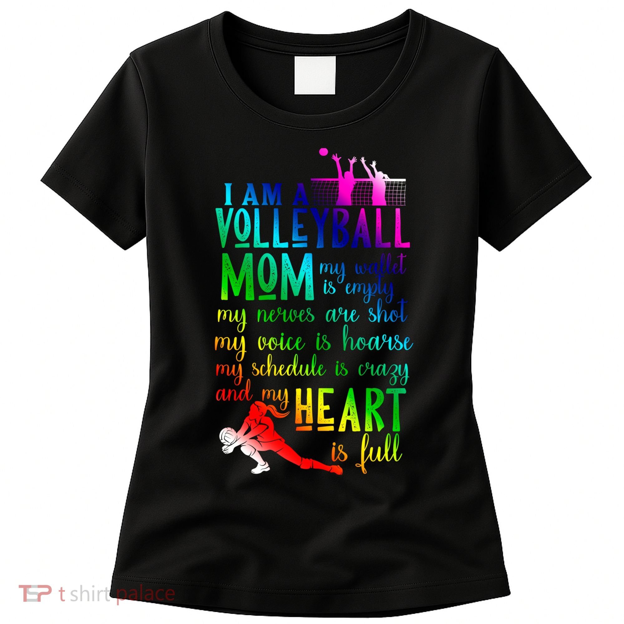 I'm A Volleyball Mom Gift Cool Volleyball Mom Gift Women's T-Shirt