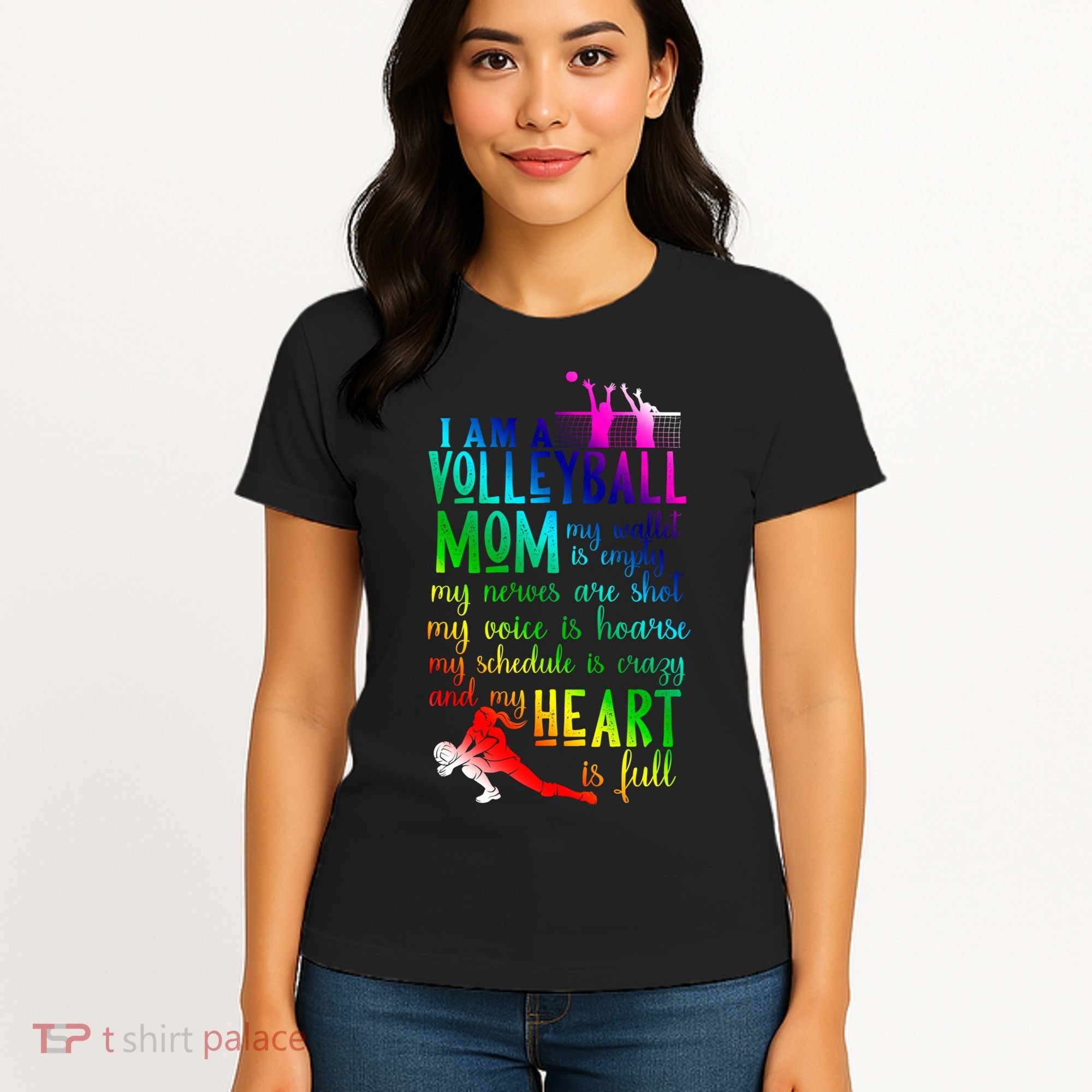 I'm A Volleyball Mom Gift Cool Volleyball Mom Gift Women's T-Shirt