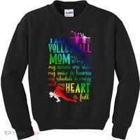 I'm A Volleyball Mom Gift Cool Volleyball Mom Gift Kids Sweatshirt thumb 0