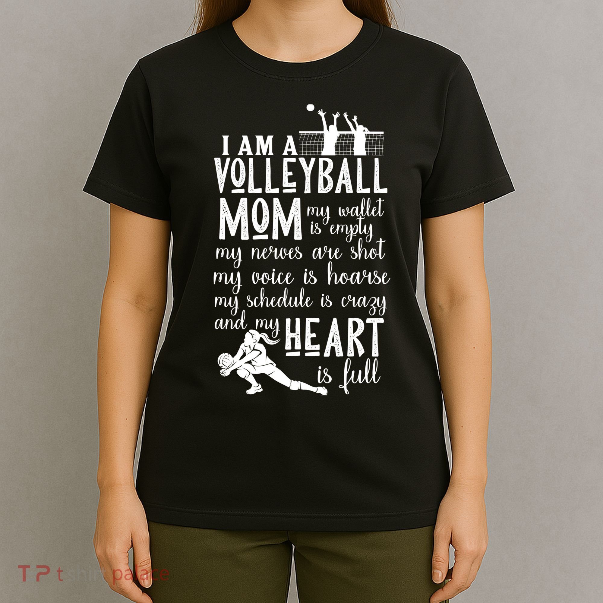 I'm A Volleyball Mom Cool Gift Cool Volleyball Mom Great Gift T-Shirt