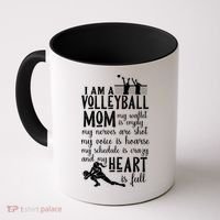 I'm A Volleyball Mom Cool Gift Cool Volleyball Mom Great Gift Coffee Mug thumb 0