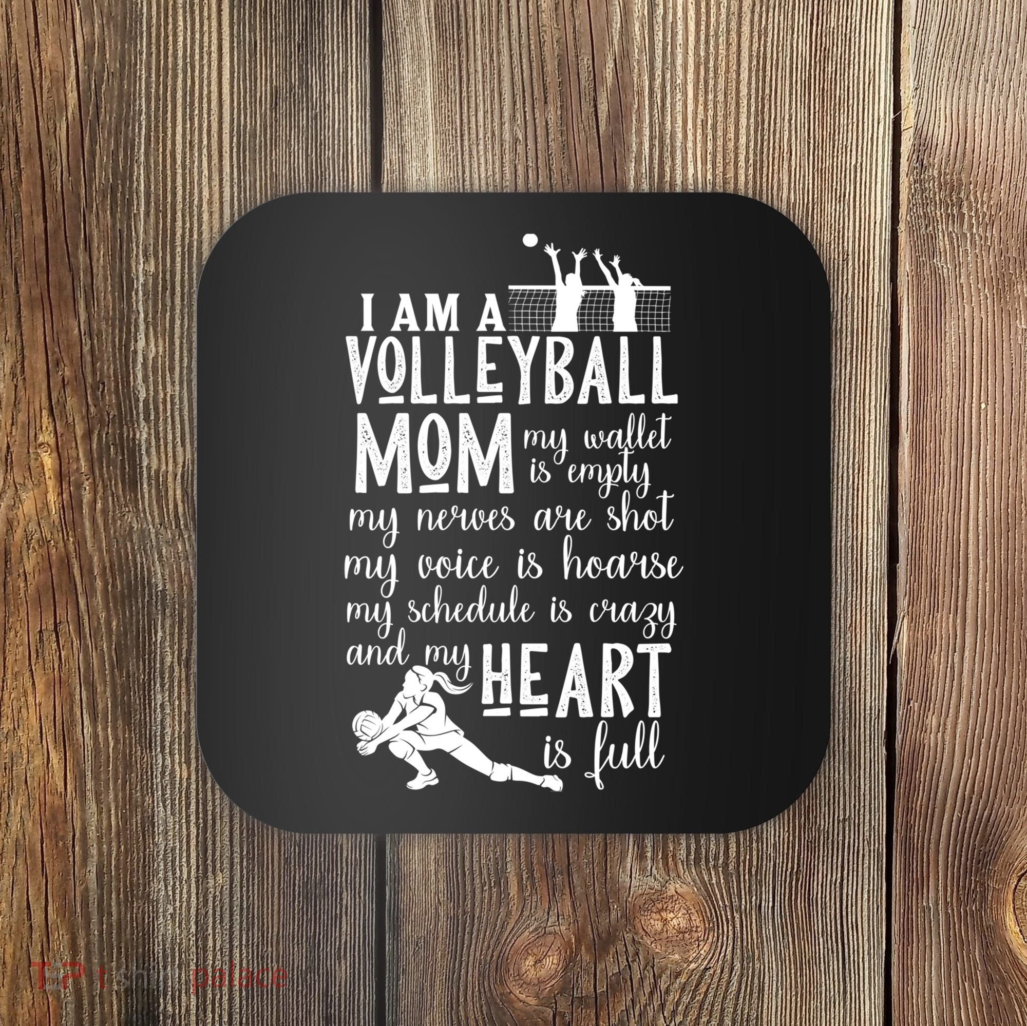 I'm A Volleyball Mom Cool Gift Cool Volleyball Mom Great Gift Coaster