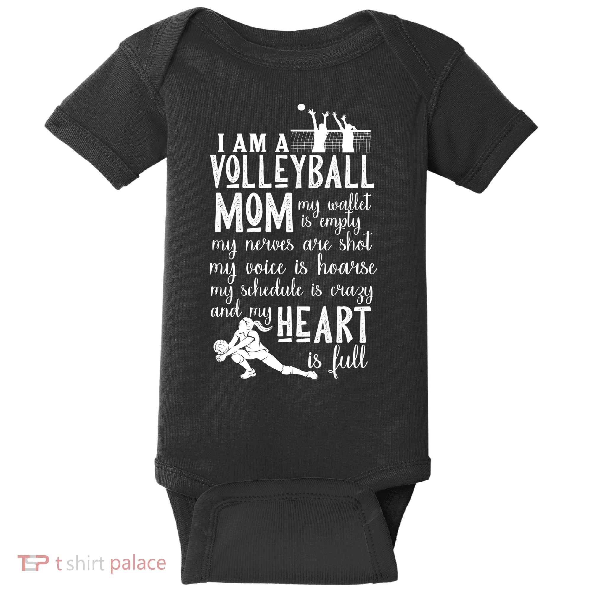 I'm A Volleyball Mom Cool Gift Cool Volleyball Mom Great Gift Baby Bodysuit