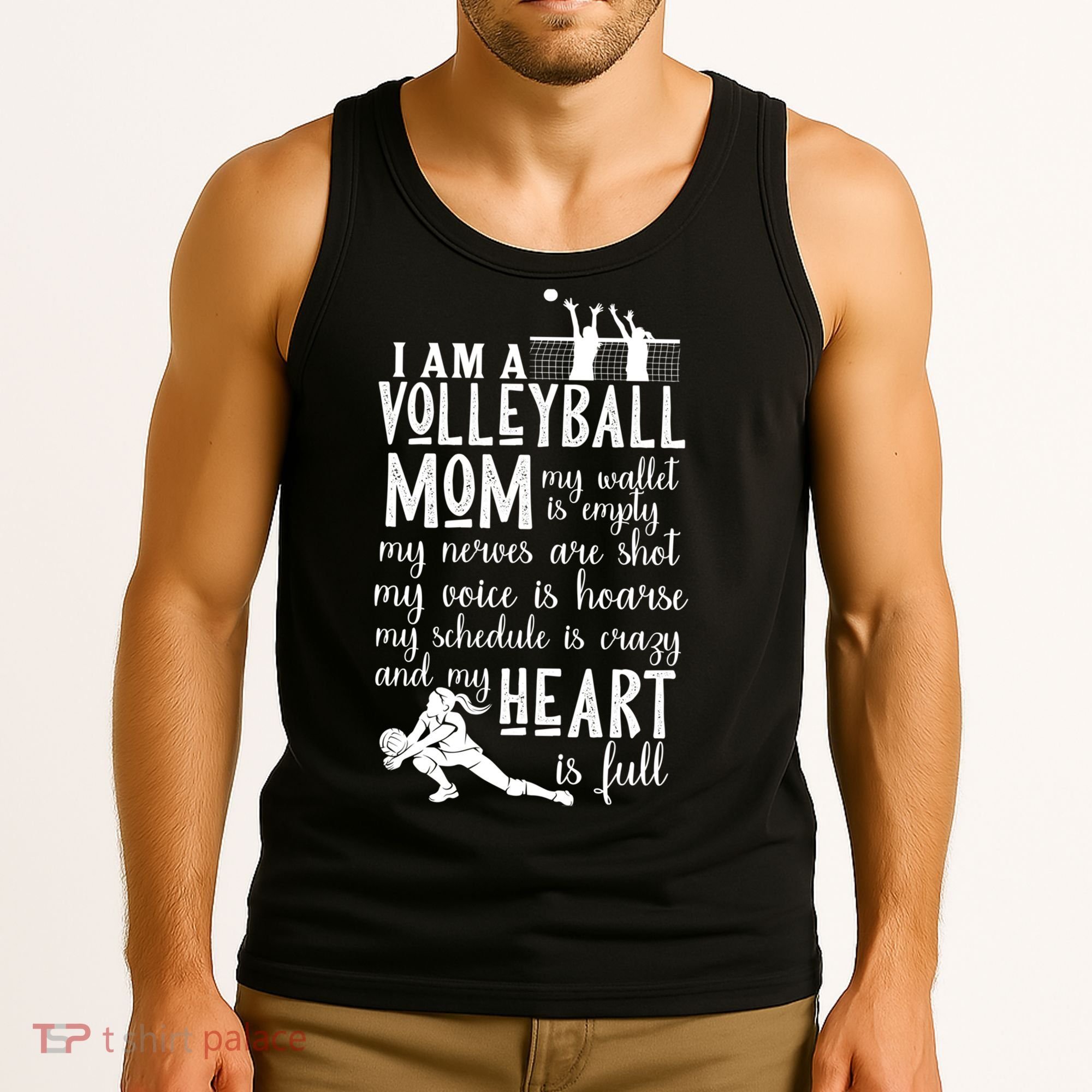 I'm A Volleyball Mom Cool Gift Cool Volleyball Mom Great Gift Tank Top