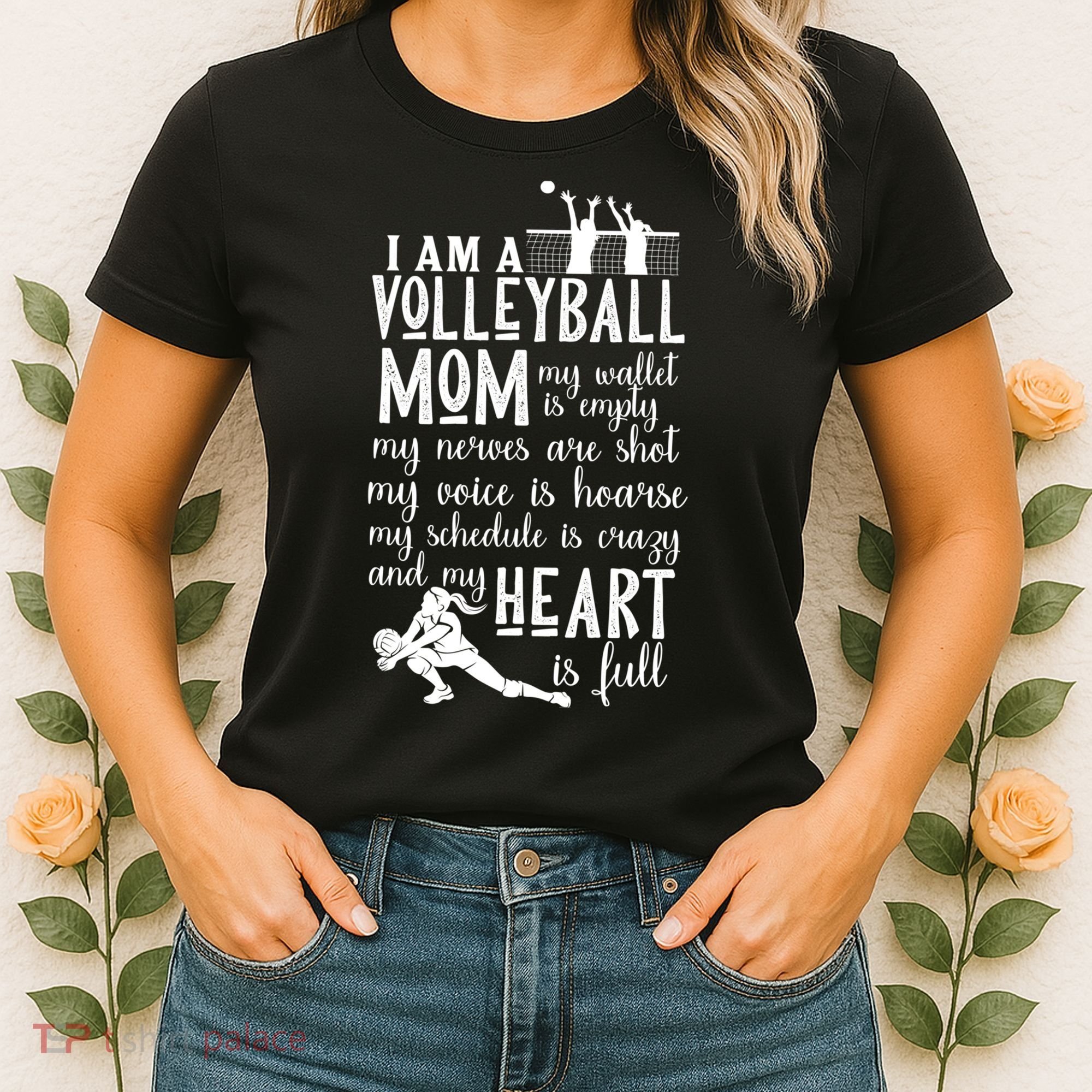 I'm A Volleyball Mom Cool Gift Cool Volleyball Mom Great Gift Women's T-Shirt