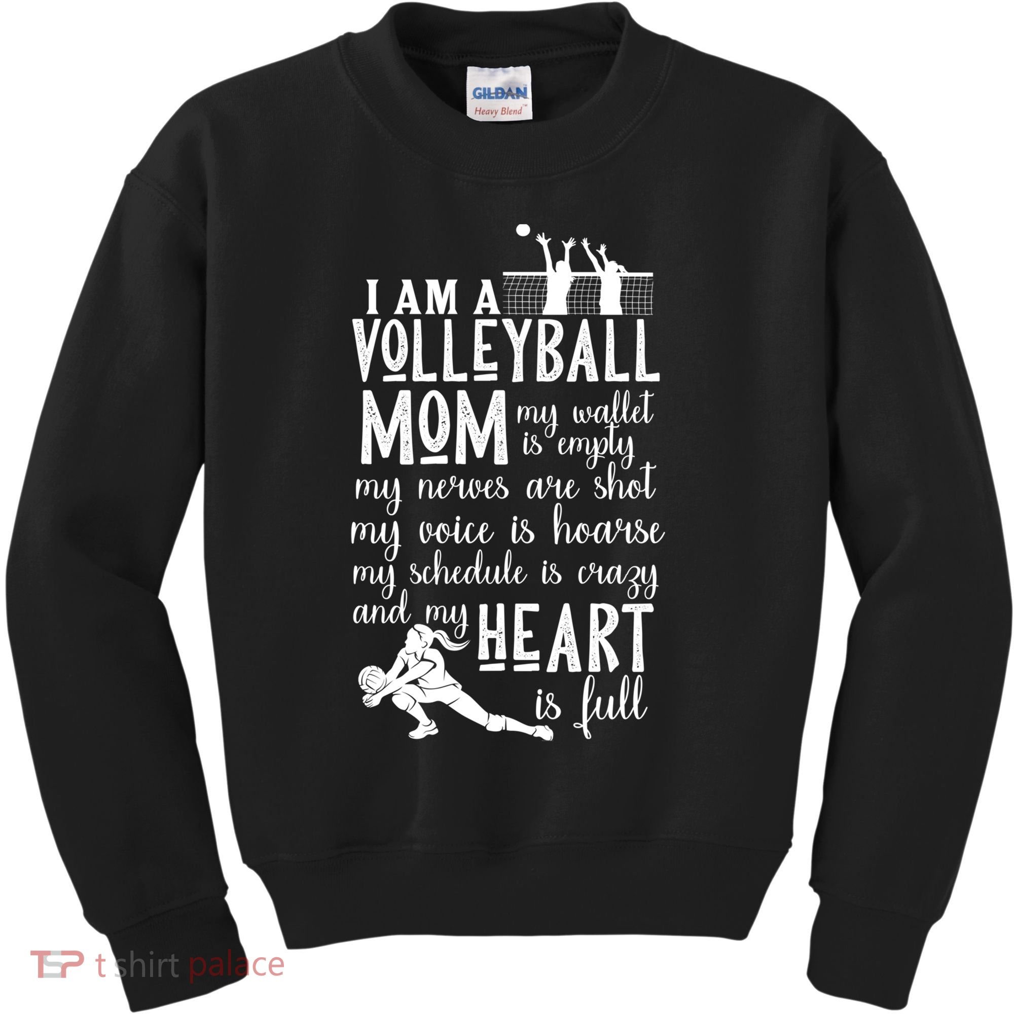 I'm A Volleyball Mom Cool Gift Cool Volleyball Mom Great Gift Kids Sweatshirt