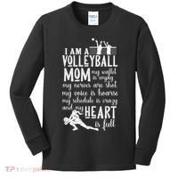 I'm A Volleyball Mom Cool Gift Cool Volleyball Mom Great Gift Kids Long Sleeve Shirt thumb 0