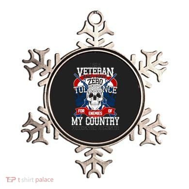 IM A Veteran With Zero Tolerance Ornament