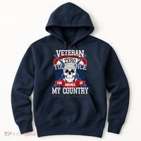 IM A Veteran With Zero Tolerance Hoodie thumb 0