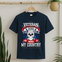 IM A Veteran With Zero Tolerance T-Shirt thumb 2