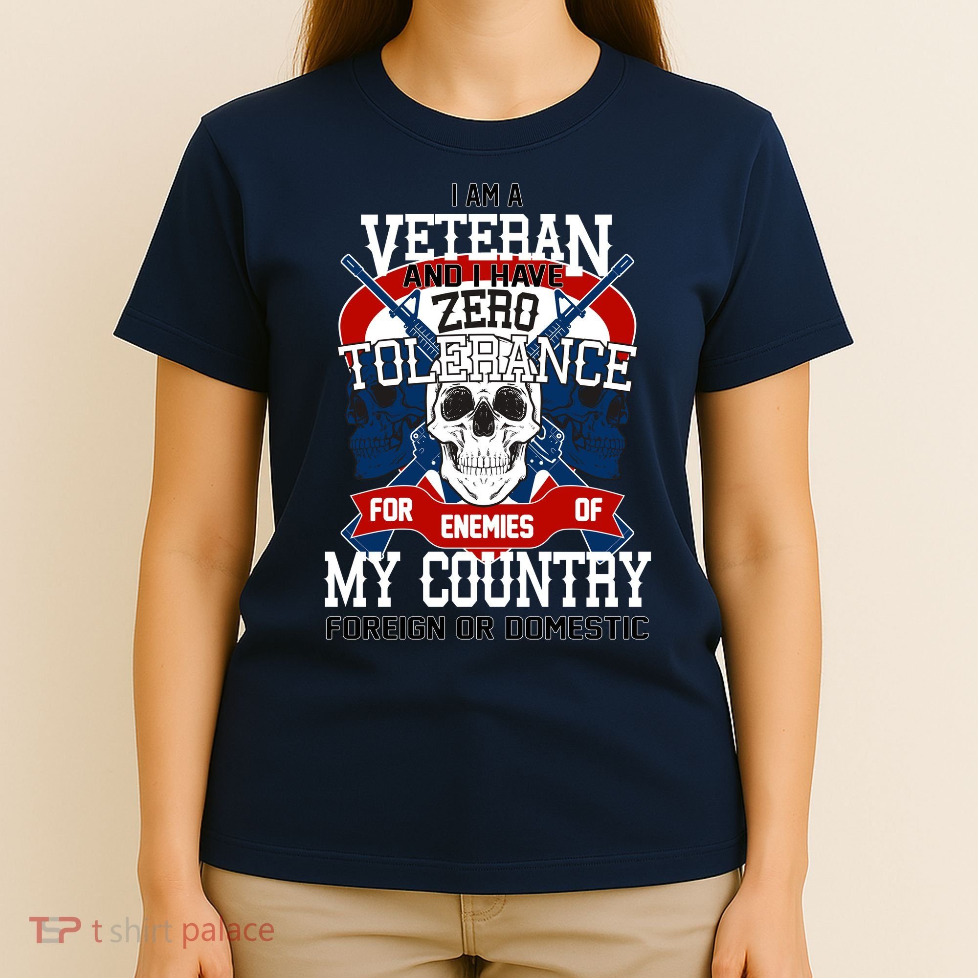 IM A Veteran With Zero Tolerance T-Shirt