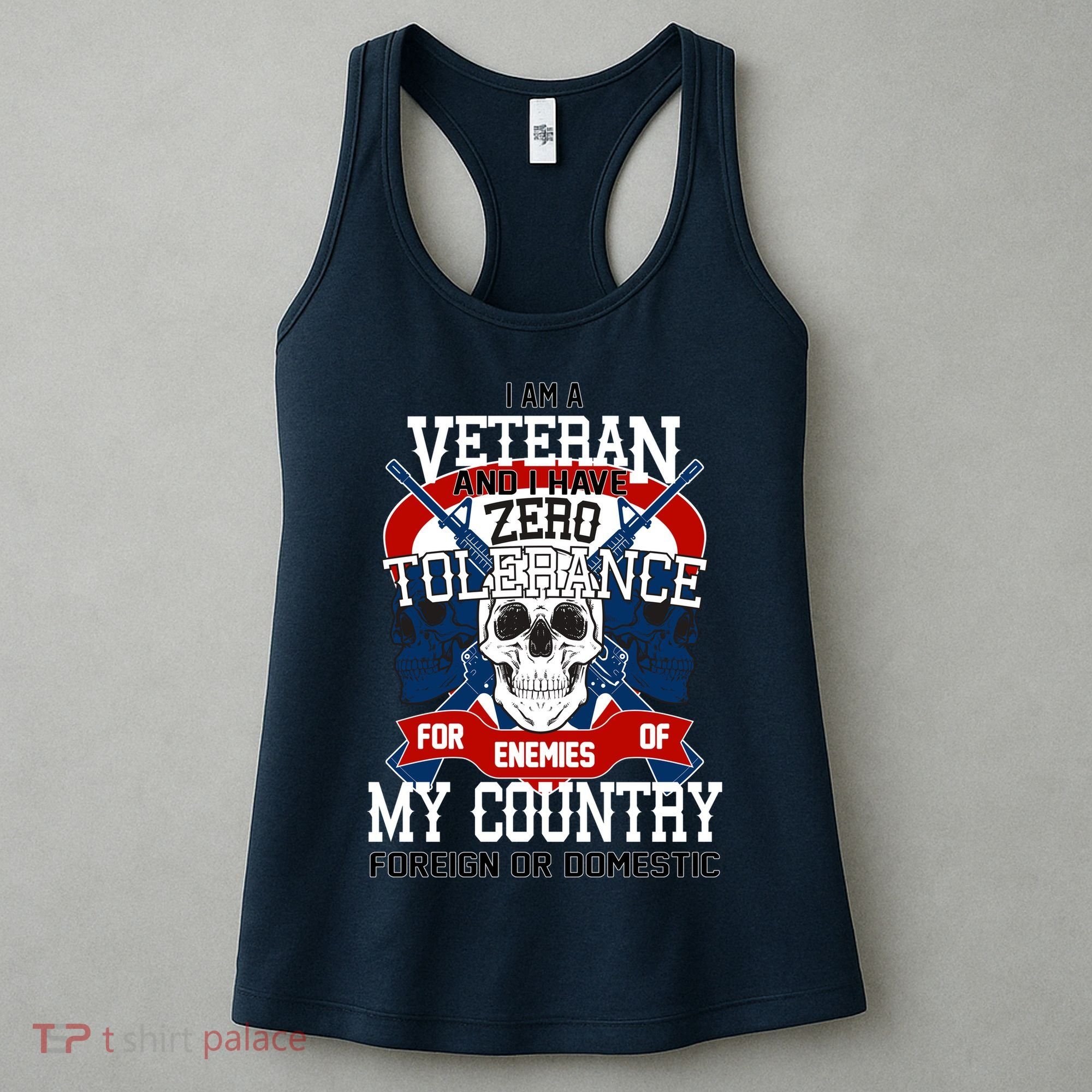 IM A Veteran With Zero Tolerance Women's Tank Top