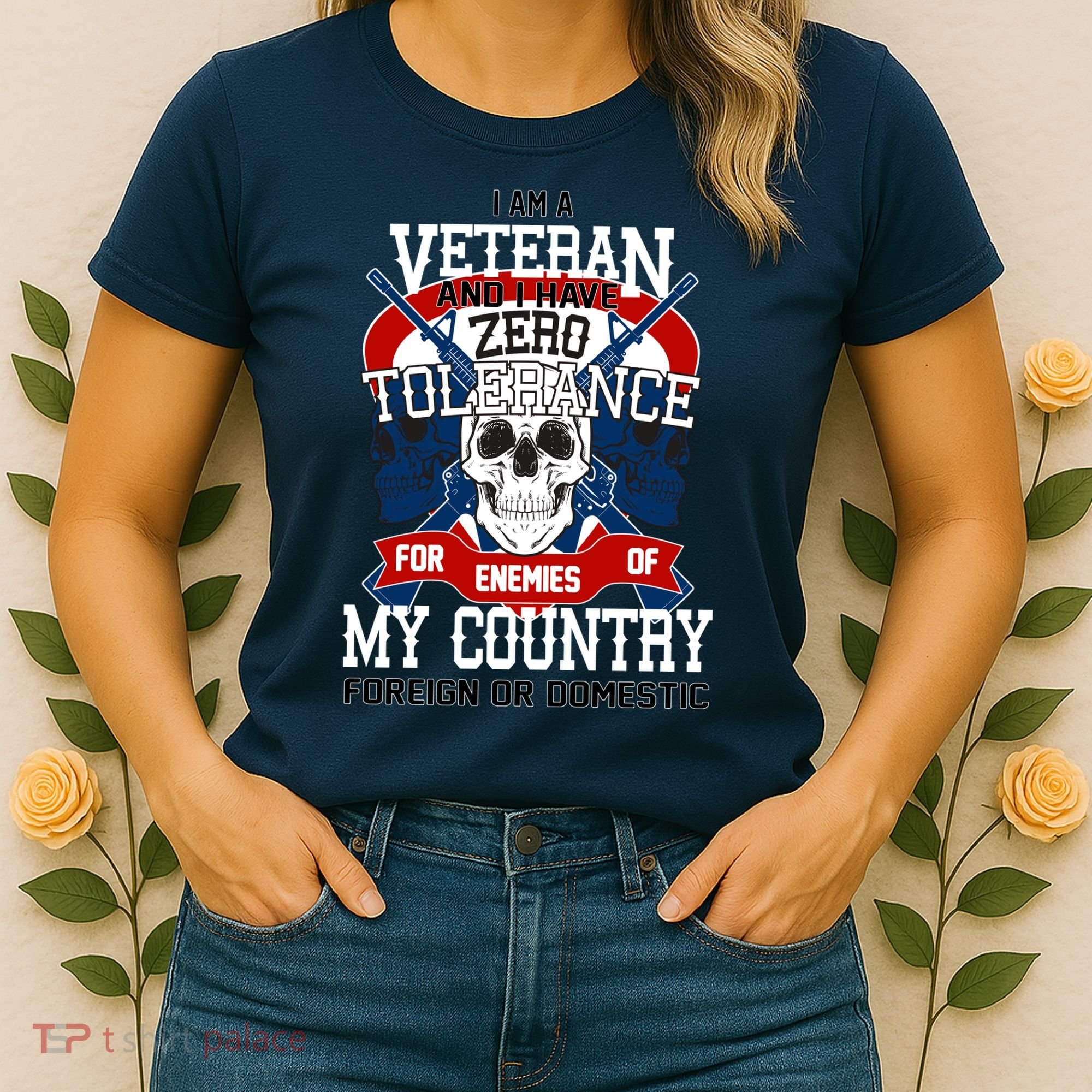 IM A Veteran With Zero Tolerance Women's T-Shirt