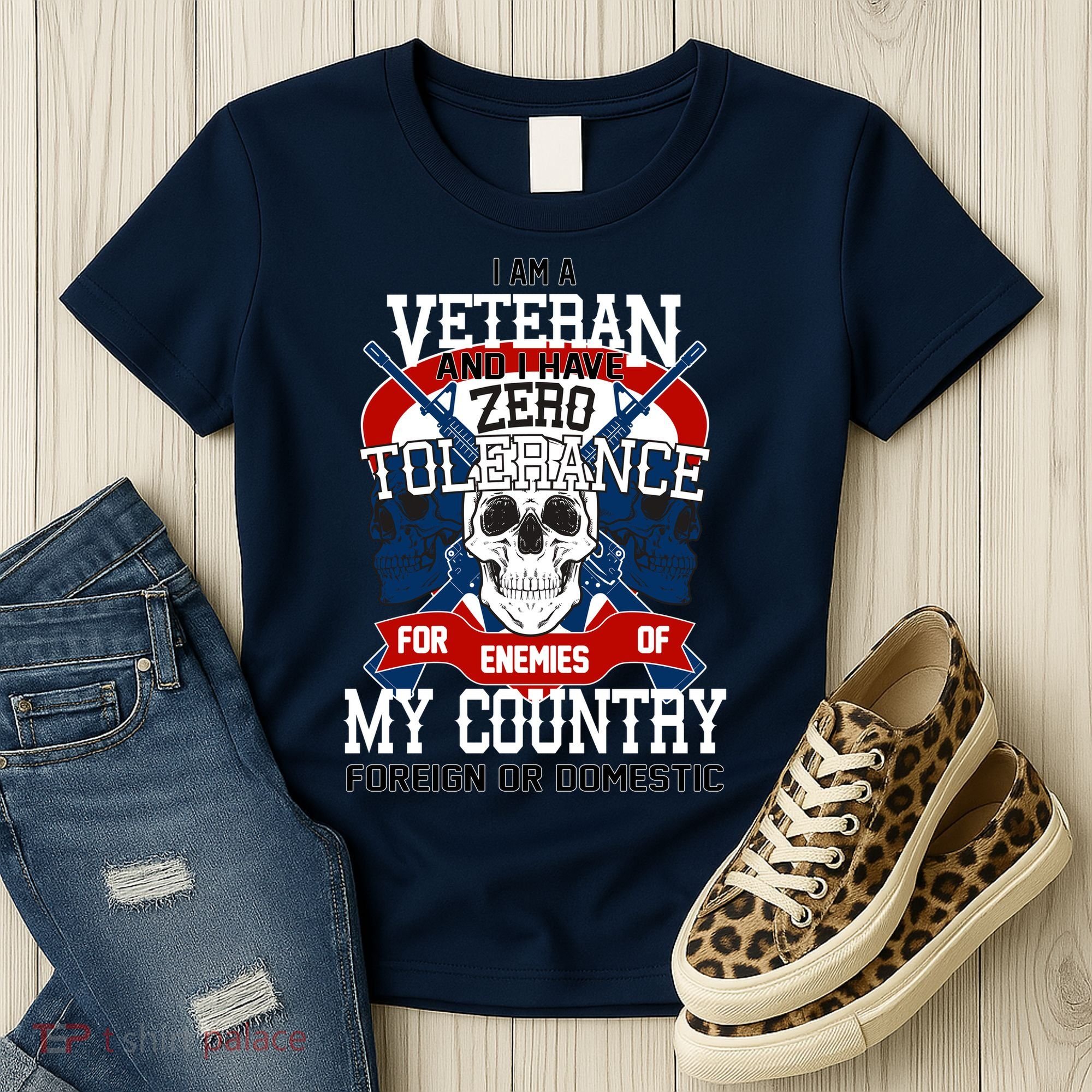 IM A Veteran With Zero Tolerance Women's T-Shirt