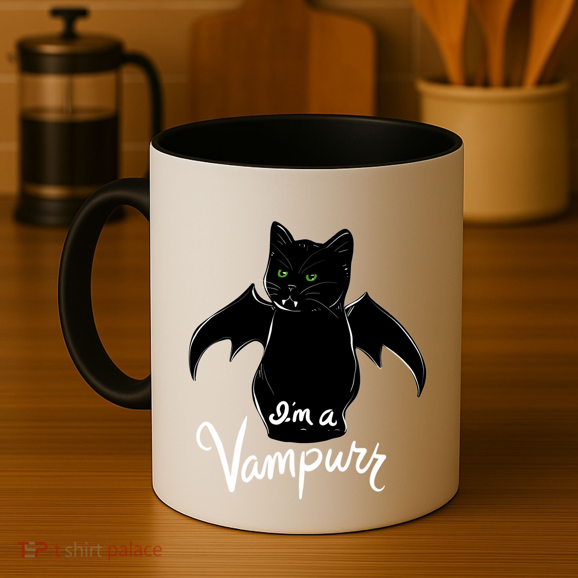 Im A Vampurr Stay Spooky Cute Cat Funny Gift Coffee Mug