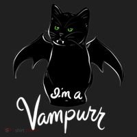 Im A Vampurr Stay Spooky Cute Cat Funny Gift Hat thumb 2