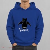 Im A Vampurr Stay Spooky Cute Cat Funny Gift Hoodie thumb 0