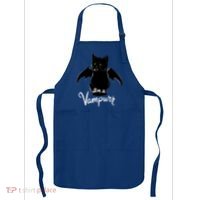 Im A Vampurr Stay Spooky Cute Cat Funny Gift Apron thumb 0