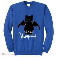Im A Vampurr Stay Spooky Cute Cat Funny Gift Sweatshirt thumb 0